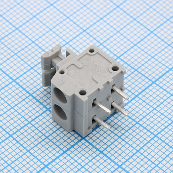 GT235-5.0-02P-11-00 - Нажимной безвинтовой клеммный блок 2 контакта. Зажим типа торцевой контакт. Серия GT235-5.0