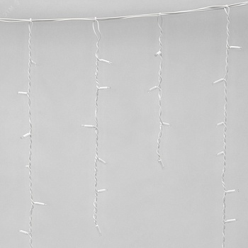 Бахрома светодиодная со статическим свечением 3м Соединяемая 200 светодиодов Разноцветный свет Провод белый ULD-B3010-200/SWK MULTI IP67 UL-00002271