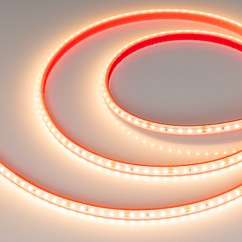 Лента герметичная RTW-PS-A120-10mm 24V Warm2700 (9.6 W/m, IP67, 2835, 50m) 024579(2) - Светодиодная лента (монтажная бобина 50м) RTW-PS-A120, герметичная (PS-силиконовая экструзия). Светодиоды 2835, 120 шт/м (6000 шт на 50 м), белая плата, ширина 10 мм, с