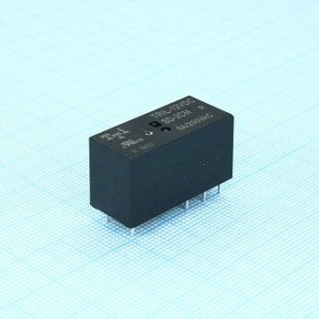 TRIL-12VDC-SD-2CM-R - миниатюрное 12VDC, 8А, 2переключения