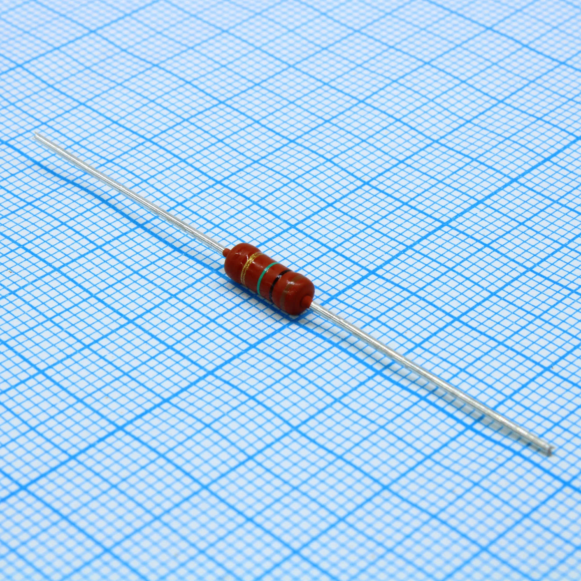 PR02000201004JR500 - Резистор металлопленочный 1МОм ±5% 2Вт ±250ppm/°C конформный аксиальный автомобильного применения лента на катушке