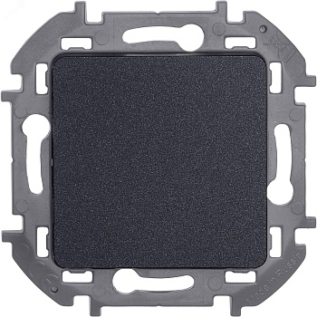 Выключатель 1-кл. Inspiria 10А IP20 250В 10AX механизм антрацит Leg 673603