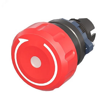 Головка кнопки аварийная грибовидная поворотная д.40 M22E-MLLRP