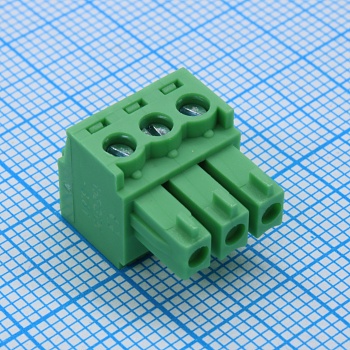 15EGTK-3.81-03P-14-00 - Разъемный клеммный блок, 3 контакта. Серия 15EGTK-3.81