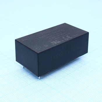 AMEL10-24SMJZ - AC/DC, 10Вт, вход 85…264В, выход 24В/0.45А, изоляция 4000В AC, КПД 83%, максимальная емкостная нагрузка не более 500мкФ, 53.8x28.8x19мм, -25…70°C, пластик