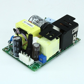 EPP-120S-24 - AC-DC, 120Вт (вент.), ККМ, вход 80…264V AC, 47…63Гц /113…370В DC, выход 24В/5A (вент.), рег. вых 22.8…25.2В, изоляция 4000В AC, открытая плата 76.2х50.8х28мм, -30…+85°С
