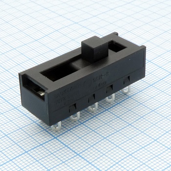 DSE SC72-3 - Переключатель движковый вертикальный 4пол 10выв 250VAC 6.5A