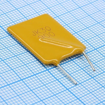 JK30-900 - Предохранитель самовосстанавливающийся 30В 40A 9А(удержание) 18А(отключение) 2сек 4.2Вт 5Ом перед отключением