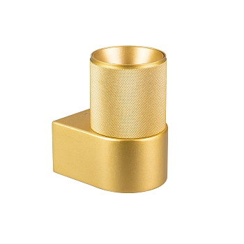Светильник SP-SPICY-WALL-S115x72-6W Day4000 (GD, 40 deg) 033581 - Настенный светильник со свечением в верхнюю или нижнюю полусферу. Мощность 6 Вт, св. поток 400 лм, 60 лм/Вт, дневной 4000 K, CRI>90, угол 40°, напряжение питания 230 В. Золотистый фигурный 