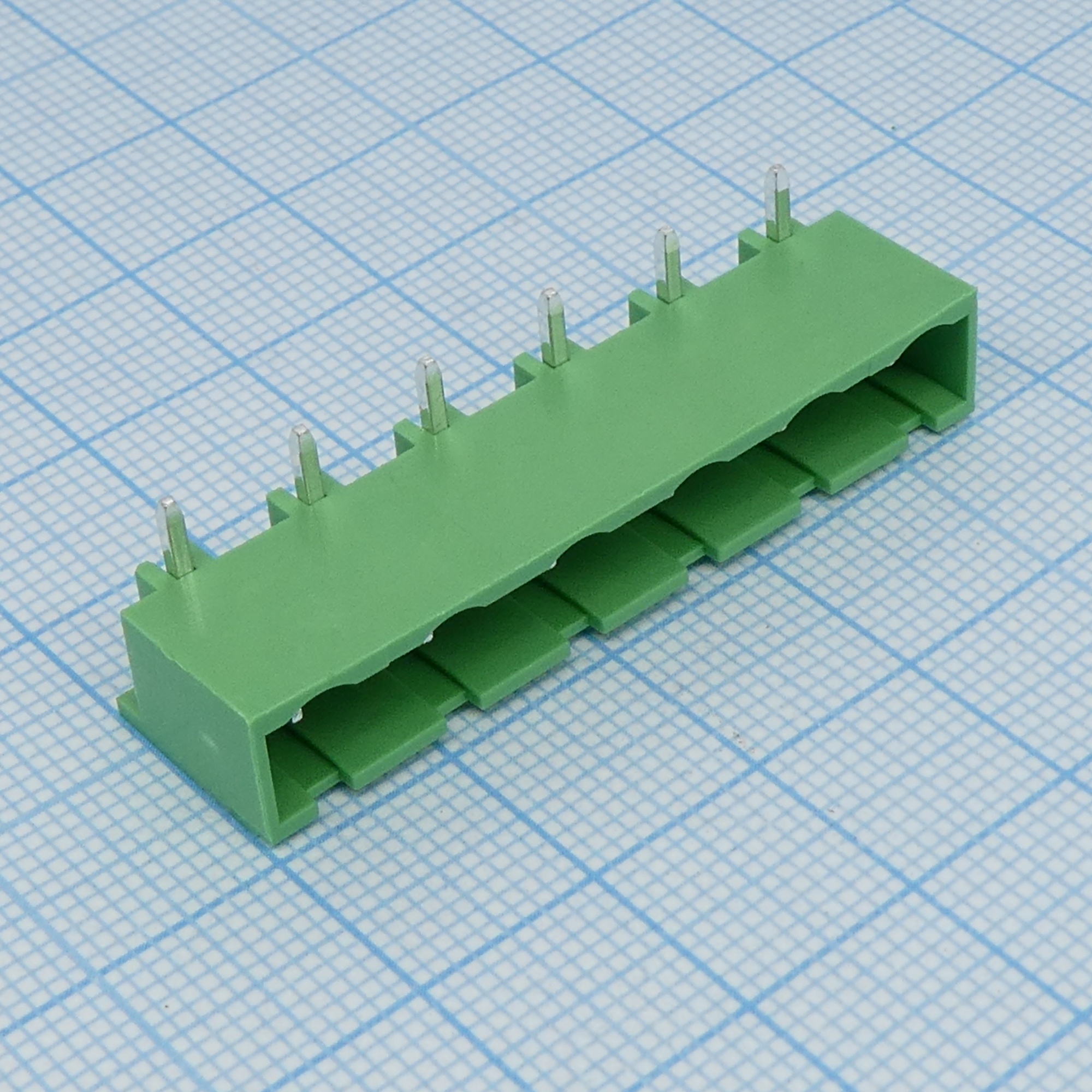 2EDGRC-7.5-06P-14-00A(H) - Разъемный клеммный блок на плату, 6 контактов. Серия 2EDGRC-7.5