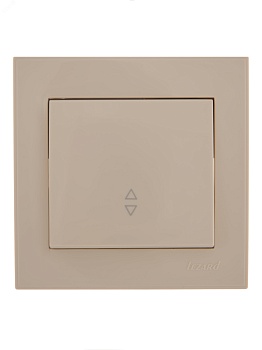 Выключатель RAIN проходной крем 703-0303-105