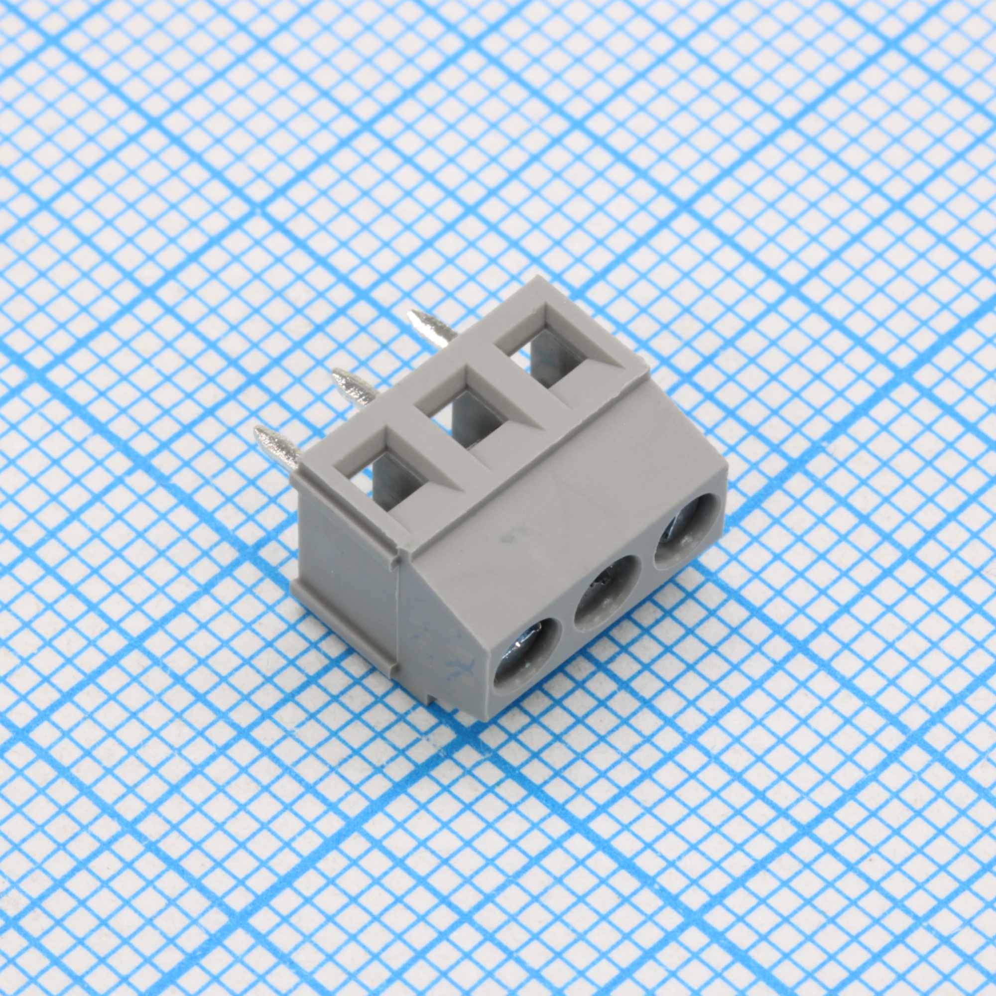 GT381-3.5-03P-11-00 - Винтовой клеммный блок, 3 контакта. Серия GT381-3.5
