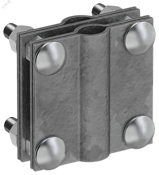 Зажим заземления с разделителем крестообразный стержень-полоса/пруток оцинкованная сталь TD IEK ZGC38-13-1-16-40