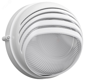 Светильник НПП1307 белый/круг ресничка 60Вт IP54 LNPP0-1307-1-060-K01