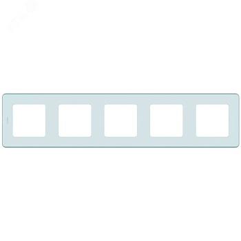 Рамка 5п МТН INSPIRIA (кр.1ШТ)