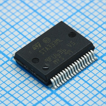 STA333ML13TR - Процессор однокристальный со встроенной цифровой обработкой и усилением мощности, без внешнего микроконтроллера 2-х канальный