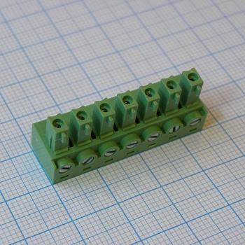 15EDGK-5.08-07P-14-00A(H) - Разъемный клеммный блок, 7 контактов. Серия 15EDGK-5.08