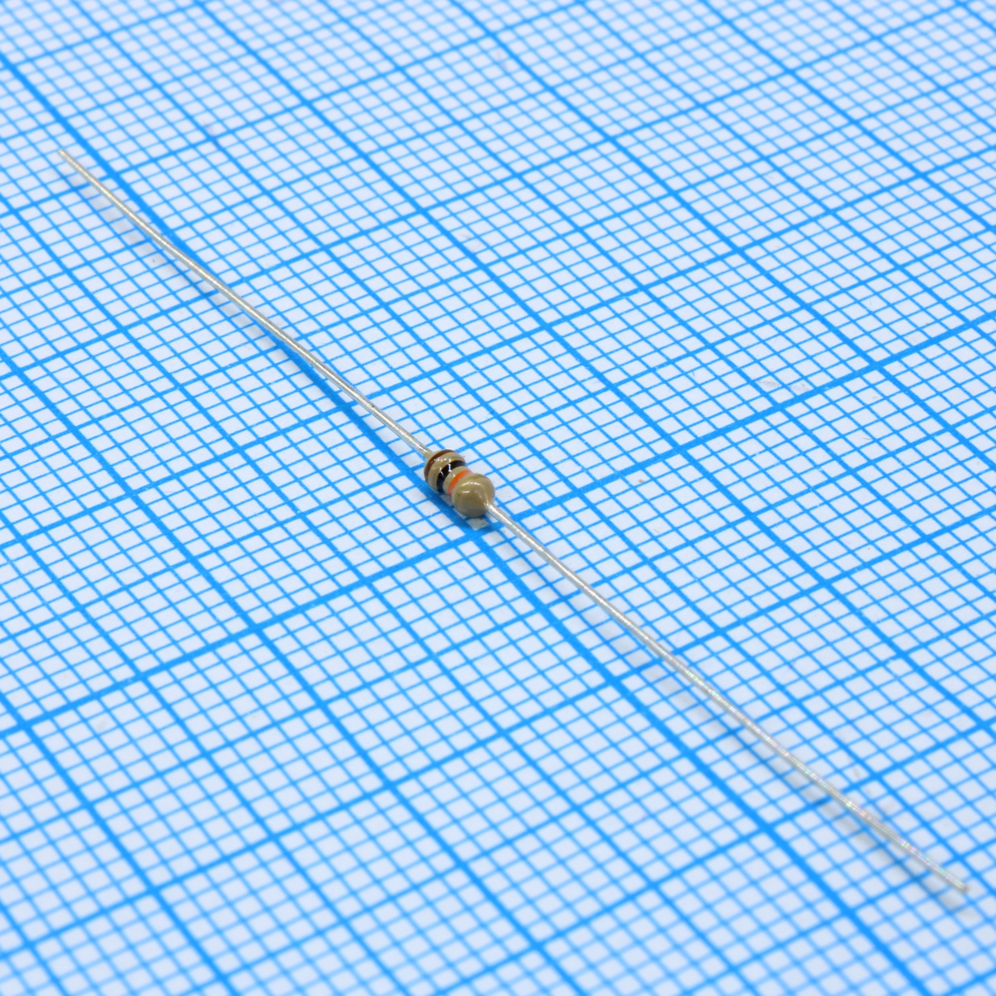 CF16610KJTB040 - Резистор углеродистый 0.167Вт 10кОм ±5% ТКС -350ppm/°C....500ppm/°C