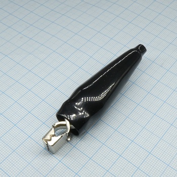 крокодил   1233 BLACK - зажим типа крокодил