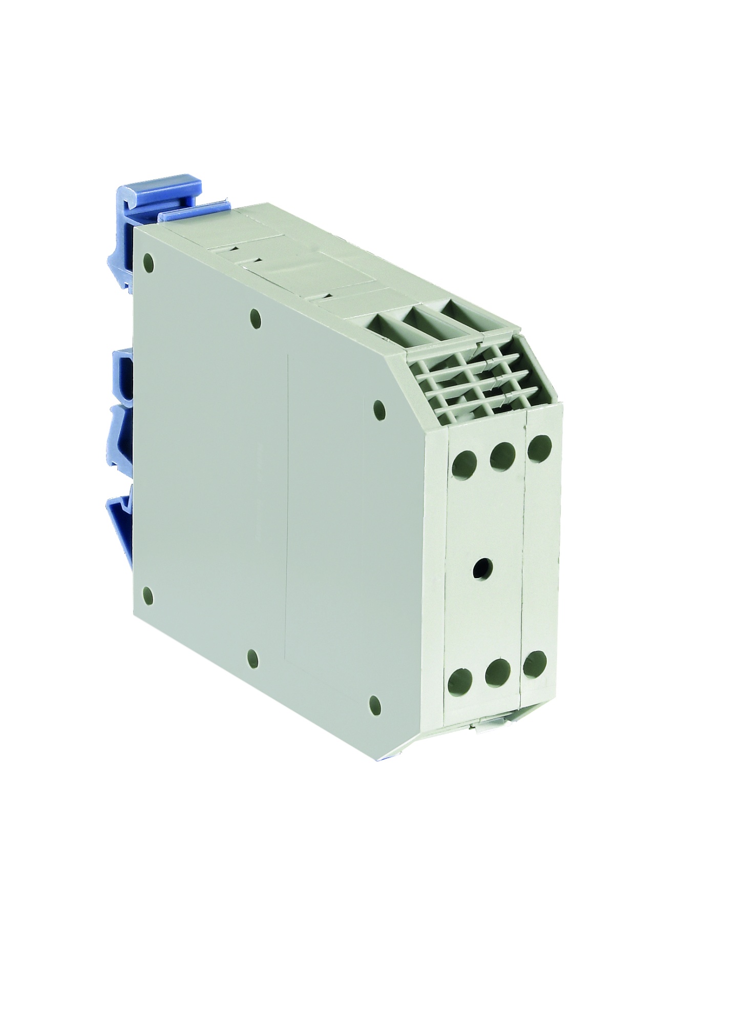 Корпус WEG: 57.801.5153.0 - Пустой корпус с U-образной опорой, габариты, Ш х Г х В (мм): 22 x 98 x 58 , пластик, цвет: серый, серия wiebox WEG 3