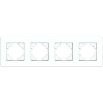 Рамка 4-местн City бел. С1114-001