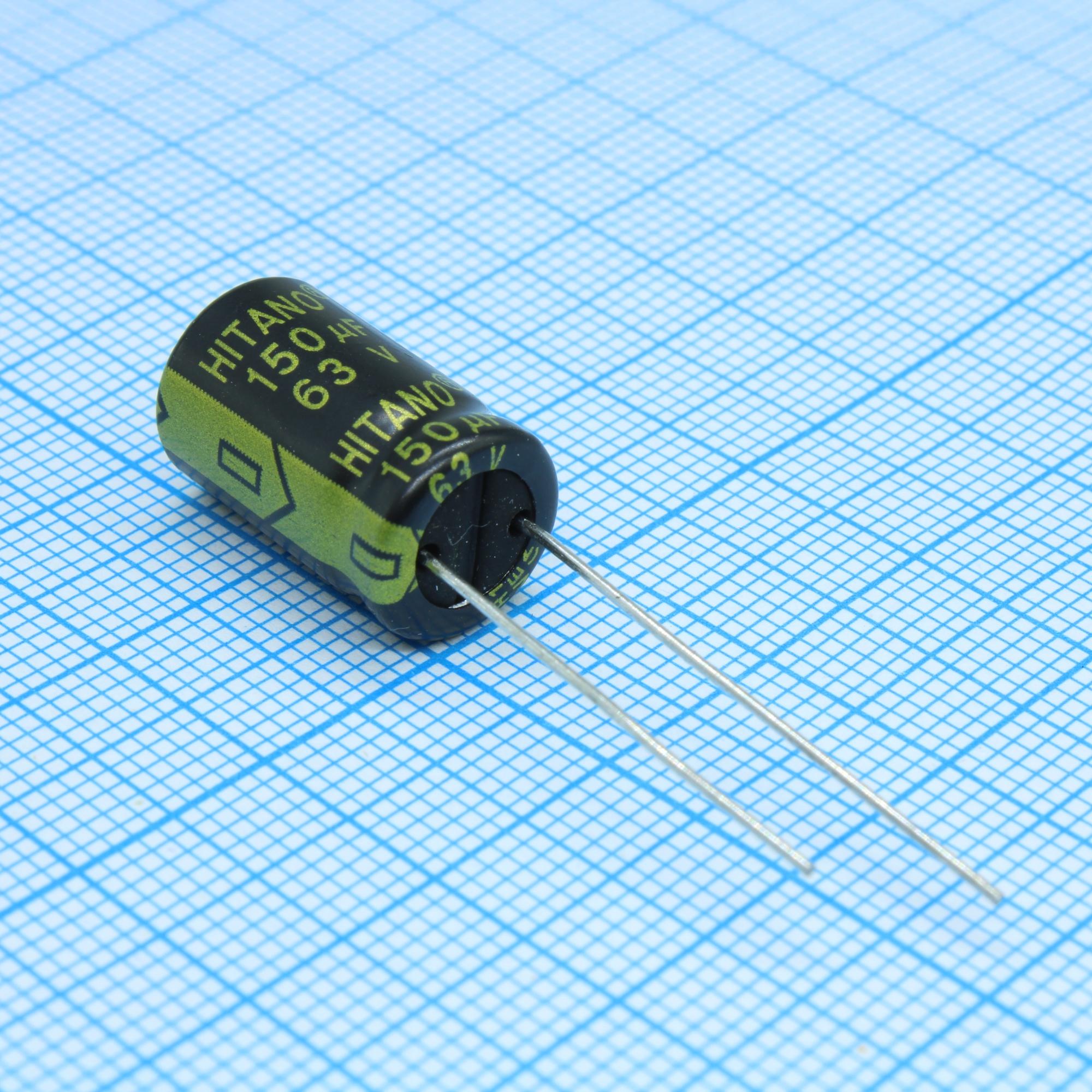 ENR470M63B - Конденсатор алюминиевый электролитический неполярный 47мкФ 63В ±20% (10 X 16мм) радиальный 5мм 150мА 1000час 105°С россыпь