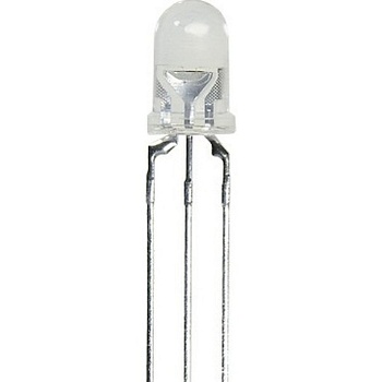 L-59EGC - Светодиод 5мм/красный/625нм/70-150мкд - зеленый/568нм/70-150мкд/прозрачный/24°