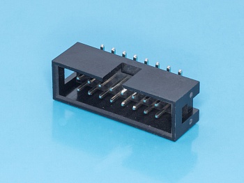 BHS-16 - Вилка на плату, SMD монтаж 16pin(2x8), шаг 2.54мм