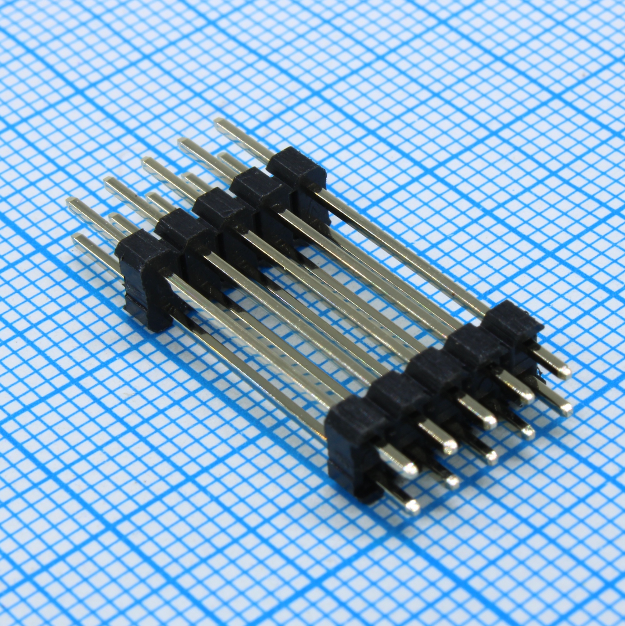 DS1029-04-2X5P8BVB70-B - Соединитель штыревой  2х5 контактов шаг 2,54мм