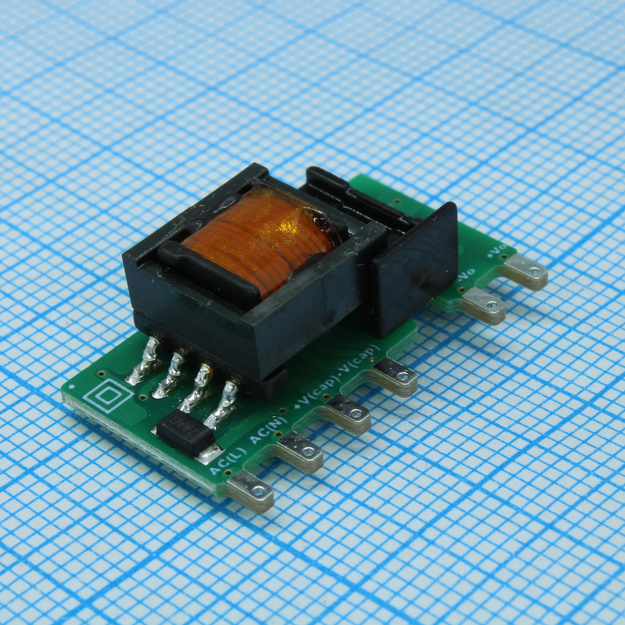 LS03-13B05R3 - Преобразователь AC-DC на печатную плату вход 85....305В выход 3Вт 5В/0,6А