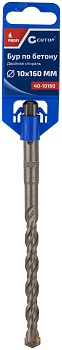 Бур по бетону , Profi, двойная резьба, SDS-Plus, 10 х 160 мм 40-10160