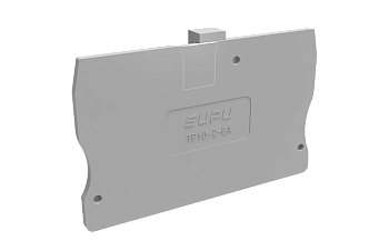 Торцевая крышка TP10-2-GY-EA - Торцевая крышка для клемм TP10-2-..., цвет: серый