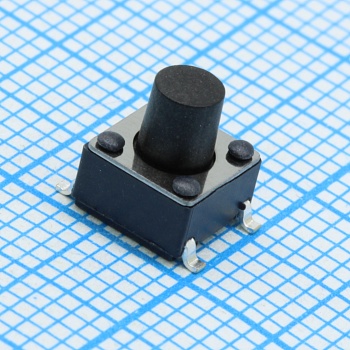 L-KLS7-TS6604-7.0-180-T - Кнопка тактильная 6х6мм h=7мм усилие нажатия 180гр SMD монтаж в ленте