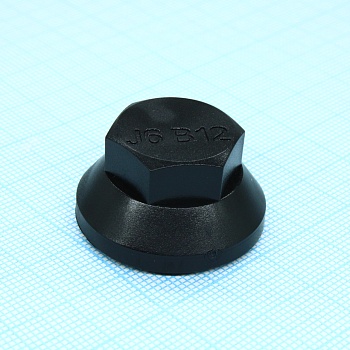 B44020J0006B012 - Гайка с усиленным нейлоновым колпачком М12, для конденсаторов диаметром от 40мм