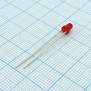 L-36BID - Светодиод 3мм мигающий/красный/625нм/12-20мкд/60°