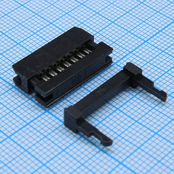 L-KLS1-204B-14-B - Розетка на плату IDC 2х7 контактов шаг 2.54мм на шлейф