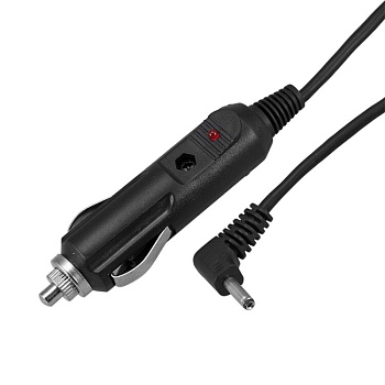 Автозарядка с индикатором (разъем 1.4х3.4) (АЗУ) шнур прямой 1.5 м 16-0235-4