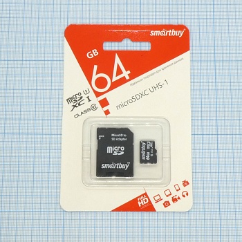 Карта памяти MicroSDXC 64GB 10 класс - Карта памяти MicroSDXC 64GB 10 класс