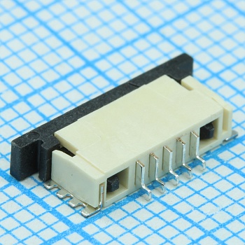 84952-5 - Соединитель FFC и FPC ZIF BTM 1X05 контактов SMT