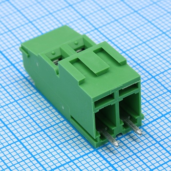 EEK508V-02P - Колодка клеммная 2 контакта шаг 5.08мм провод 2.50мм.кв. 300В 20A
