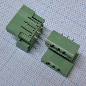 2EDGVTM-5.08-06P-14-00A(H) - Разъемный клеммный блок на плату, 6 контактов. Серия 2EDGVTM-5.08