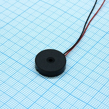 HPA17C - Излучатель звука пьезокерамический, 9В 4кГц диаметр 17мм высота 6.8мм