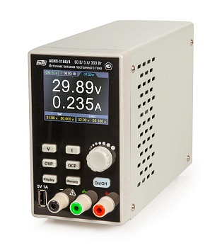 АКИП-1160/2 - Источник питания постоянного тока 200Вт, 1 канал 0-30В/10А, дискретность  10мВ/ 1мА