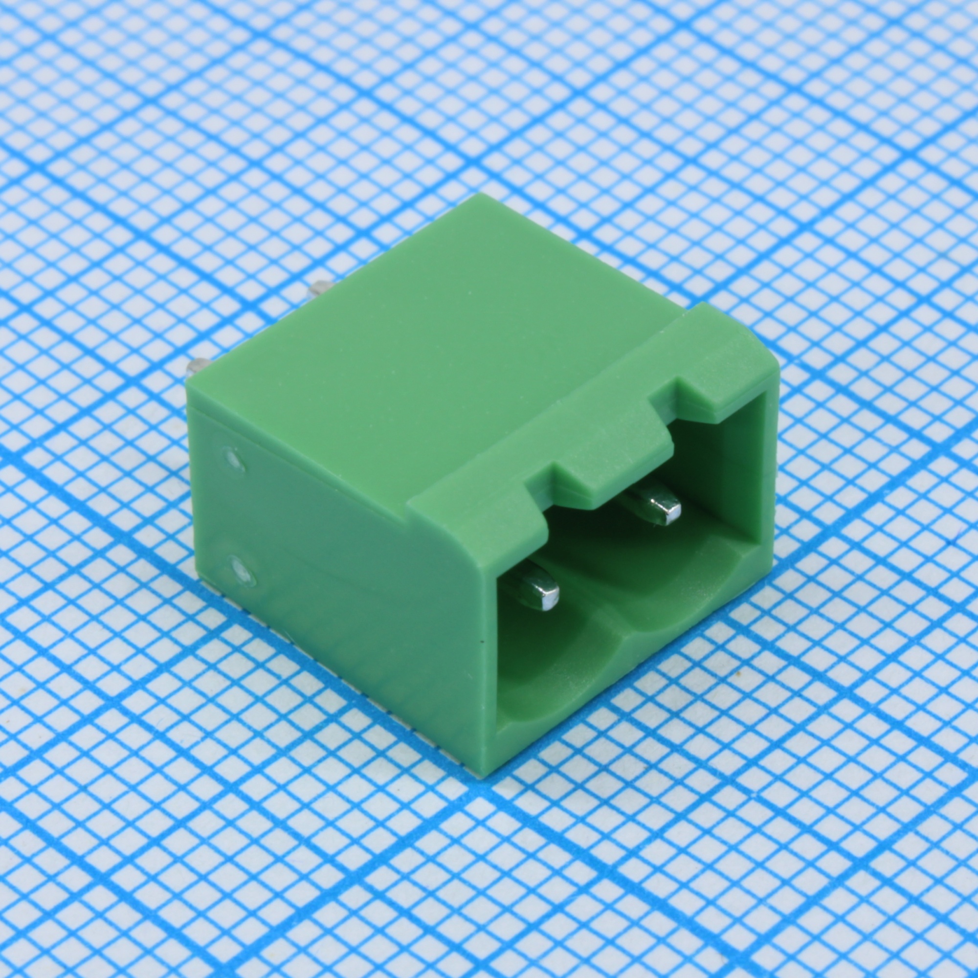 2EDGVC-5.08-02P-14-100A(H) - Разъемный клеммный блок на плату, 2 контакта. Серия 2EDGVC-5.08