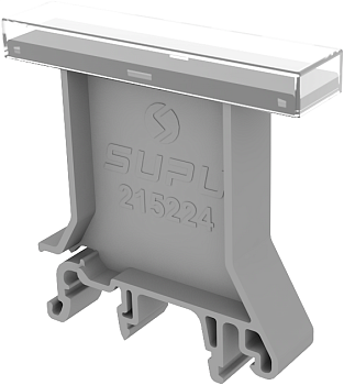 Держатель маркировки 215224 - Держатель маркировки клеммной группы, на рейку DIN 35 ширина: 11,5 мм, цвет: серый