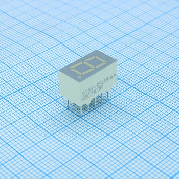 SC36-11SURKWA - 1 разрядный индикатор 9мм/красный/630нм/3600....9000мКд/ОК