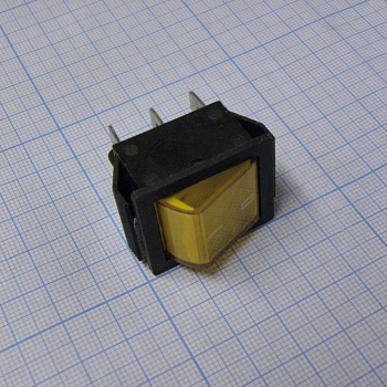 SWR 202-1A7 Ч/Ж IRS - Переключатель клавишный с подсветкой