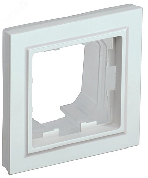 BRITE Рамка 1-мест. IP44 РУ-1-БрЖ-44 жемч. BR-M12-44-K36