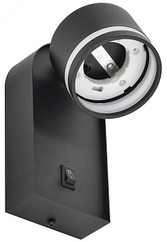 Светильник 4035 настенный GX53 черн. LT-UBB0-4035-GX53-1-K02