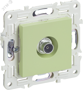 SKANDY Розетка TV оконечная SK-A12G мятный IEK SK-A10-O-K06